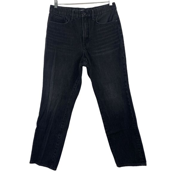 Good American Denim - Good American Jeans Woman's 10/30 Black Faux Leather Trim